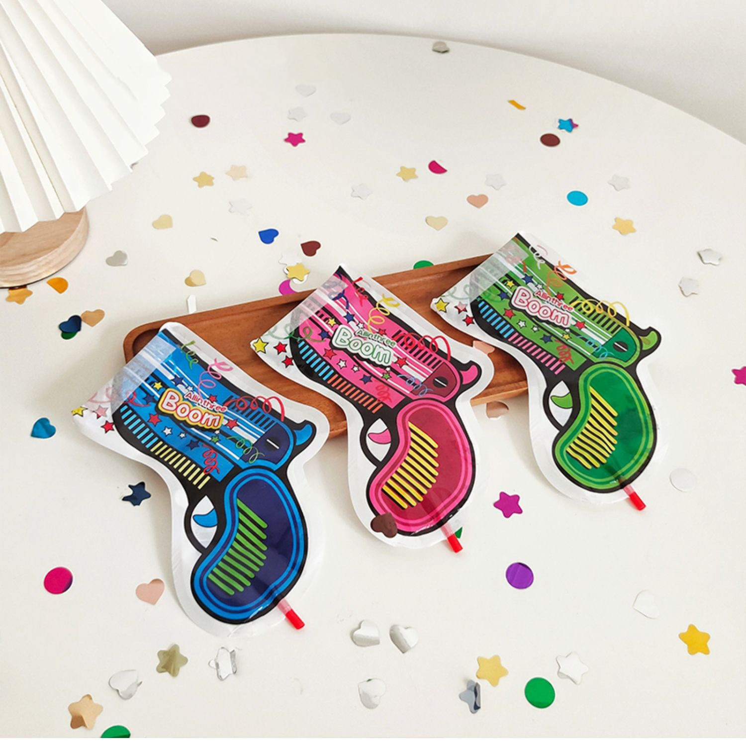 Party popper toy blaster